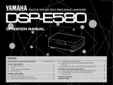 Yamaha DSP-E580 Instrukcja obsługi