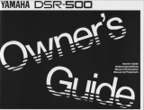 Yamaha DSR-500 Instrukcja obsługi