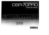 Yamaha DSR-70PRO Instrukcja obsługi