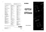 Yamaha DTX500 Instrukcja obsługi