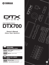 Yamaha DTX700 Instrukcja obsługi