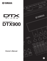 Yamaha DTX900 Instrukcja obsługi