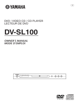 Yamaha DVSL100 Instrukcja obsługi