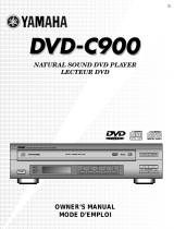 Yamaha DVD-C900 Instrukcja obsługi