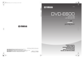 Yamaha DVD-E600 Instrukcja obsługi