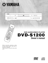 Yamaha DVD-S1200 Instrukcja obsługi