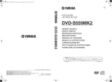 Yamaha DVD-S559MK Instrukcja obsługi