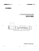 Yamaha DVX-S60 Instrukcja obsługi