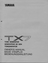 Yamaha TX7 Instrukcja obsługi
