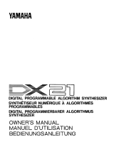 Yamaha DX21 Instrukcja obsługi