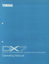 Yamaha DX7 Instrukcja obsługi