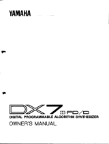 Yamaha DX7II Instrukcja obsługi