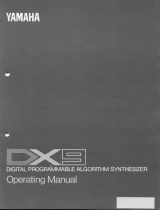 Yamaha DX9 Instrukcja obsługi