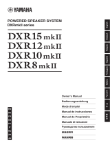 Yamaha DXR15mkII Instrukcja obsługi