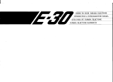 Yamaha Electone E-30 Instrukcja obsługi