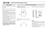 Yamaha NS-E50 Instrukcja obsługi