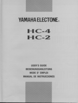 Yamaha Electone HC-4 Instrukcja obsługi