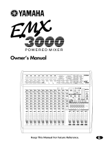 Yamaha EMX3000 Instrukcja obsługi