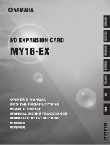 Yamaha MY16-EX Instrukcja obsługi