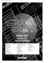 Yamaha EX5 Karta katalogowa