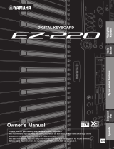 Yamaha EZ220 Lighted 61 Key Portable Keyboard Instrukcja obsługi