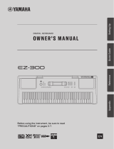 Yamaha EZ300 61 Full-Size Lighted Touch Sensitive Keyboard Instrukcja obsługi