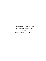 Yamaha F-400 Instrukcja obsługi