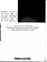 Yamaha FS-20 Instrukcja obsługi