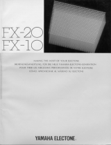 Yamaha FX-20 Instrukcja obsługi