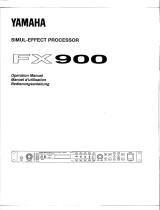 Yamaha FX900 Instrukcja obsługi