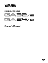 Yamaha GA24/12 Instrukcja obsługi