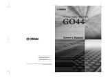 Yamaha GO44 Instrukcja obsługi