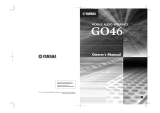 Yamaha GO46 Instrukcja obsługi