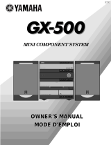 Yamaha GX500 Instrukcja obsługi