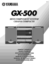 Yamaha GX-500RDS Instrukcja obsługi