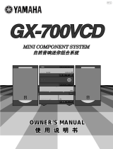 Yamaha GX-700VCD Instrukcja obsługi