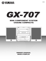 Yamaha GX707 Instrukcja obsługi