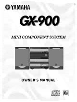 Yamaha GX-900 Instrukcja obsługi