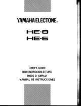 Yamaha HE-8 Instrukcja obsługi