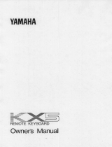 Yamaha KX5 Instrukcja obsługi