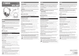 Yamaha HPH-200P Instrukcja obsługi