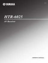 Yamaha HTR-6025 Instrukcja obsługi
