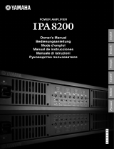 Yamaha IPA8200 Instrukcja obsługi