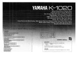 Yamaha K-1020 Instrukcja obsługi