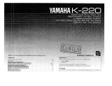 Yamaha K-220 Instrukcja obsługi