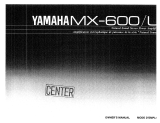 Yamaha MX-600 Instrukcja obsługi