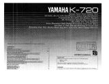 Yamaha K-720 Instrukcja obsługi