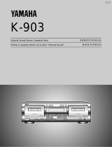 Yamaha K-903 Instrukcja obsługi