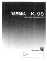 Yamaha K-98 Instrukcja obsługi