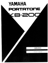Yamaha KB-200 Instrukcja obsługi